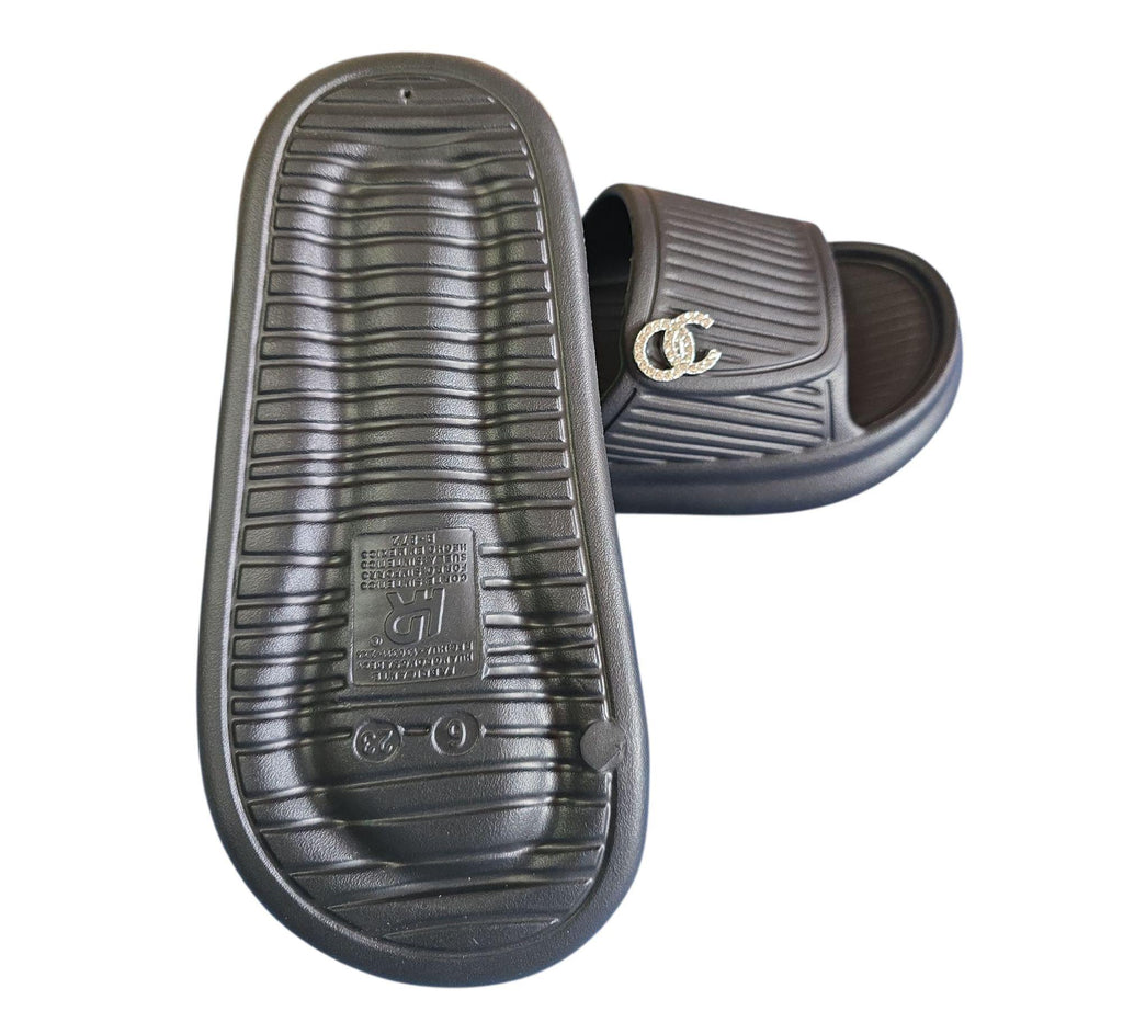 Sandalias Negra de piso suaves y ligera modelo B-872